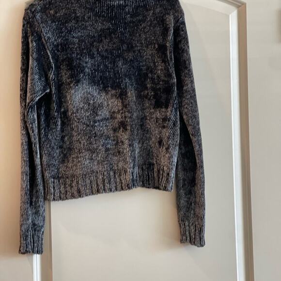 Adrienne Vittadini sweater cardigan velour yarn – soft slinky, comfortable. - Picture 4 of 4